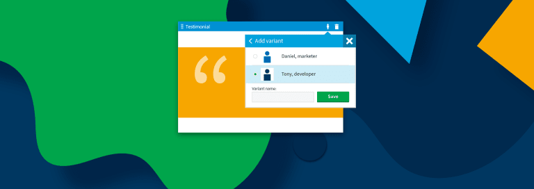 Content Personalization via MVC Widgets in Kentico 12